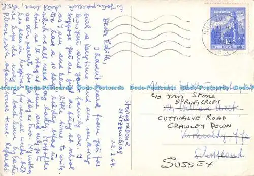 D076688 Herzliche Ostergrusse. Tigra. Postkarte. 1964