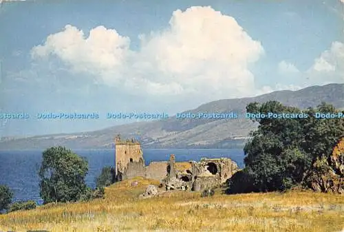 D079177 Urquhart Castle. Loch Ness. Inverness Shire. Dixon