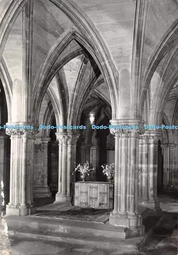 D076701 Kathedrale von Glasgow. St. Mungo Schrein. Arbeitsministerium. Krone