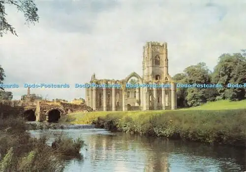 D077946 P.3. Brunnenabtei. North Yorkshire. Blick von Osten. Abteilung der th