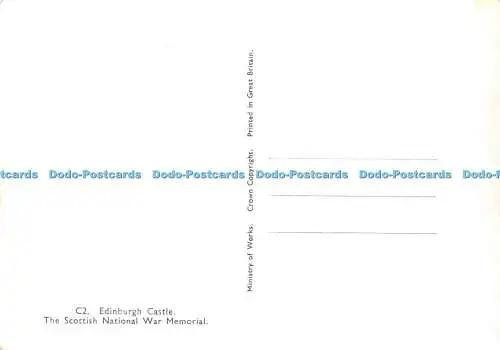 D076713 Edinburgh Castle. Das Scottish National War Memorial. Arbeitsministerium.