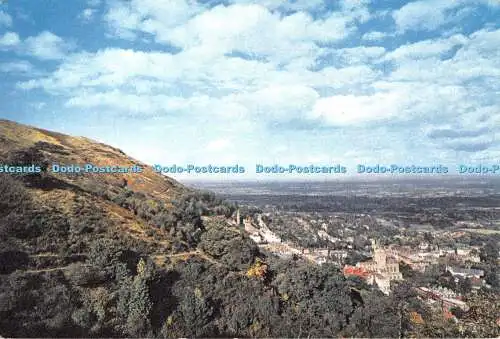 D079221 Great Malvern from Hills. Worcestershire. Dixon