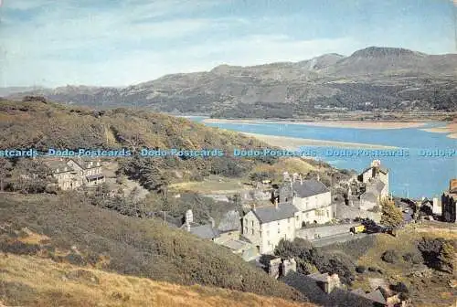 D080638 Mawddach-Mündung und Cader Idris. Barmouth. Merionethshire. Dixon. Wales