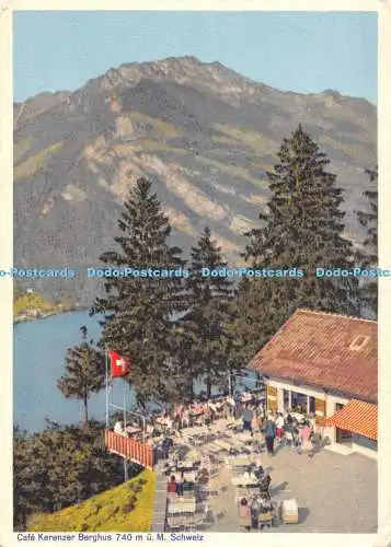 D076750 Cafe Kerenzer Berghus. Schweiz. Bei Filzbach. Kt. Glarus. Schweiz