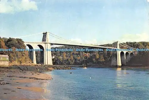 D079257 Menai Straits Hängebrücke. Nordwales. Dixon