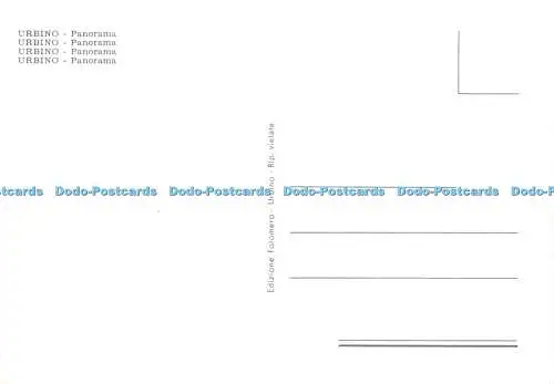 D079260 Urbino. Panorama. Edizione Fotomero