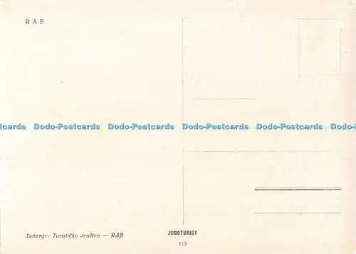 D079271 Rab. Izdanje. Turisticko drustvo. Jugoturist