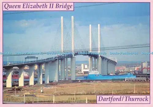 D078025 Dartford. Thurrock. Queen Elizabeth II Bridge. E. T. W. Dennis. Robjohn