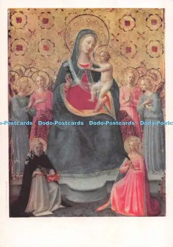 D076804 Pinacoteca Vaticana N.253. Beato Angelico. Madonna e Santi. Die Jungfrau