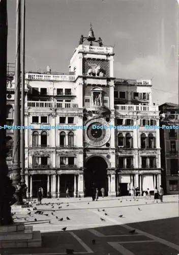 D076840 Venezia. Markusplatz. Der Uhrturm. F. Lli Pietrobon. Nuova. Afi