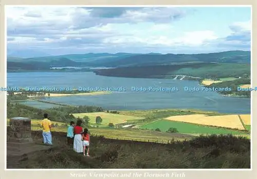 D080734 Sonnenschein und Schatten am Struie Hill. Dornoch Firth. Küste von Sutherla