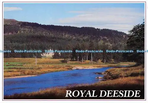 D080753 Royal Deeside. Whiteholme of Dundee. Invercauld Castle und River Dee