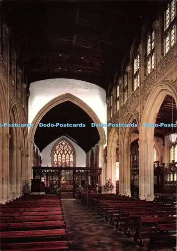 D076872 Suffolk. Das Kirchenschiff. SS. Peter und Paul. Lavenham. Fotopräzision