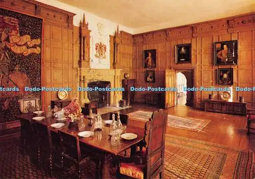 D078127 Somerset. Montacute House. Esszimmer. Larkfield Printing Company Limit