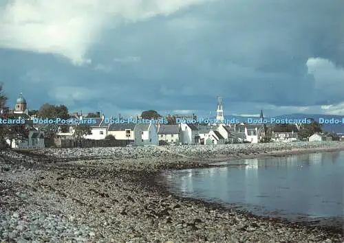 D080794 H389. Cromarty Dorf vom Strand entfernt. Phil Banks