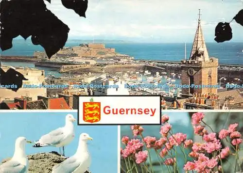 D079391 Guernsey. Cotman Color Serie. Jarrold. 1974. Multi View