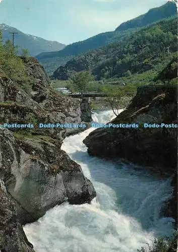 D076917 Norwegen. Der Fluss Laerdal. Sogn. Normann