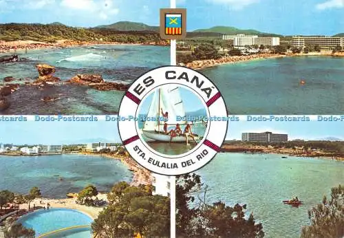 D079413 Es Cana. Sta. Eulalia del Rio. Escudo De Oro. Nr. 272. Ibiza. Isla Blanc