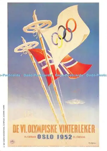 D076934 De Vi. Olympiske Vinterleker. Comite International Olympique. Mars Confe