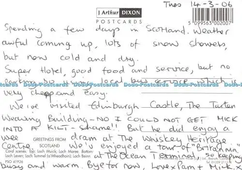 D080833 Grüße aus Schottland. Hinde. Dixon. Multi View