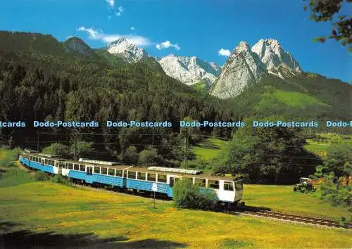 D078198 Garmisch Partenkirchen. Oberbayern. Zugspitzbahn. Huber. Nr. 8161