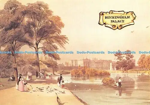 D079465 Buckingham Palace aus St. Jamess Park. Thomas Shotter Boys. 1803 1874.