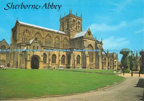 D080897 Sherborne Abbey. Abteikirche. Lachs