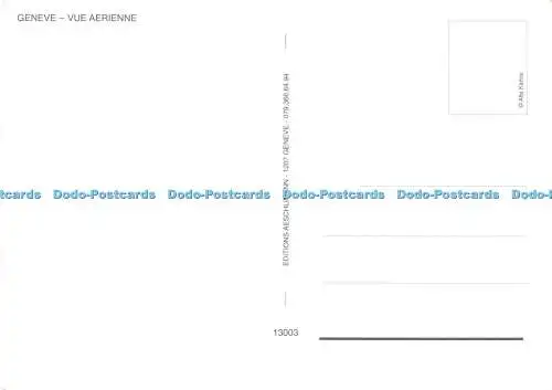 D078237 Geneve. Vue Aerienne. Aeschlimann