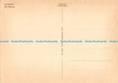 D080943 Lugano. Via Pessina. Nr. 5360. Engelberger