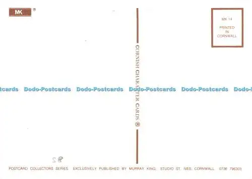 D078300 Lands End. St. Ives. Cornish Charakterkarten. Murray King. Sammler Se