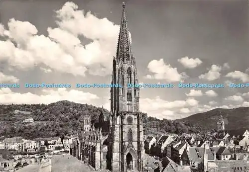 D082439 Freiburg. Schwarzwald. Die Kathedrale. 115 m hoch. Baumgartner