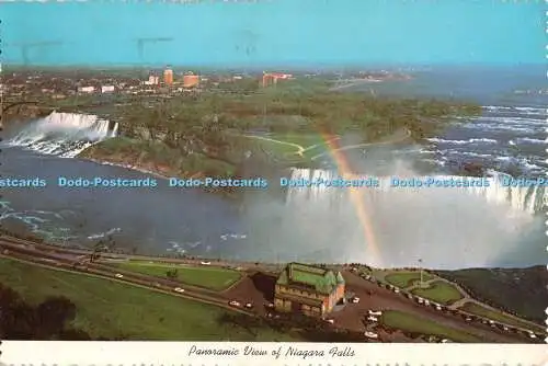 D082441 Panoramablick auf die Niagarafälle. Ernest Günzburger. Curteichcolor. 1972