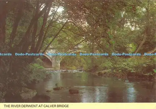 D078330 Der Fluss Derwent an der Calver Bridge. Derbyshire Craft Centre. Photo Preci