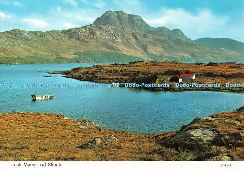 D079617 Loch Maree und Slioch. Whiteholme. Hagel Caledonia Produkt