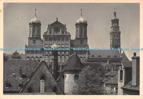 D078382 Augsburg. Serie K. Stadt und Strassenbild. Das Rathaus. Schocken Kommand