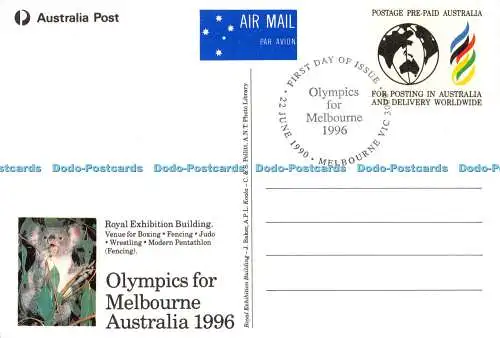 D078427 Königliches Ausstellungsgebäude. Veranstaltungsort für Boxen. Olympiade für Melbourne. Aus