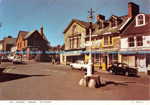 D082552 Wiltshire. Das Quadrat. Tisbury. Richter. C. 4552. X