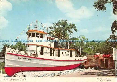 D081110 Miss. Gulfport. S. S. Hurricane Camille. Ocean Springs Verteiler. Dex