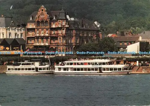 D081123 Rheinhotel Loreley. Bes. Familie Maderer. Gebr. Metz. 1993