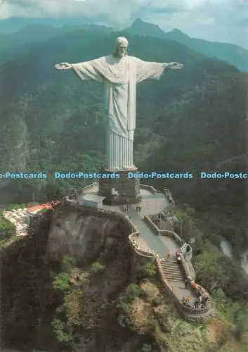 D082585 Rio De Janeiro. Brasil Turistico. Luftansicht des Corcovado. Mercator