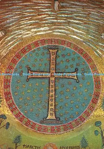 D082629 Ravenna. Basilika S. Apollinaire in Classe. Byzantinisches Kreuz. F.U.D.