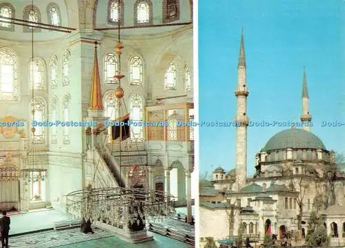 D081175 Istanbul. Eyup Sultan Moschee und Innenraum. Multi View