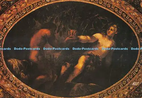 D078525 Venezia. Scuola Grande di San Rocco. Tintoretto. Jacopo Robusti. Adam an