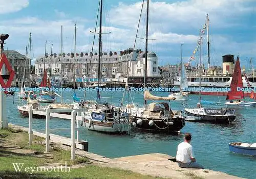 D079780 Weymouth. Der Hafen. J. Salmon. Kamerafarbe