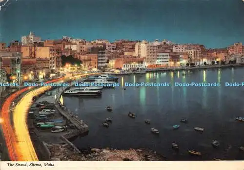 D081196 Malta. Sliema. Der Strang. Printex. 1982