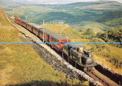 D078567 Ffestiniog Eisenbahn. Über dem Tal von Festiniog in der Nähe meiner Tasche. Richter. C. 32
