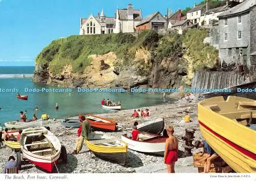 D081228 Cornwall. Post Isaac. Der Strand. John Hinde. F.R.P.S