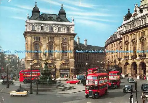 D079824 London. Piccadilly Circus. John Hinde. F.R.P.S. 1965