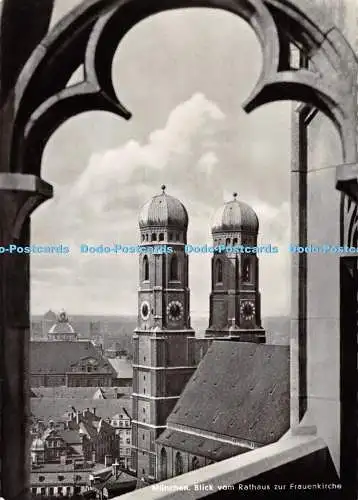 D082707 München. Blick Vom Rathaus zur Frauenkirche. A. Lengauer. Nr. 501. Agfa.