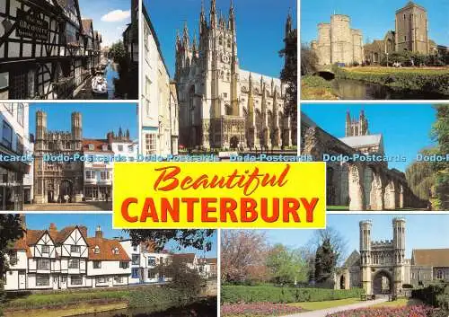 D079971 Kent. Wunderschöner Canterbury. Die Kathedrale. Westgate. Abtei Krankenstation. J.